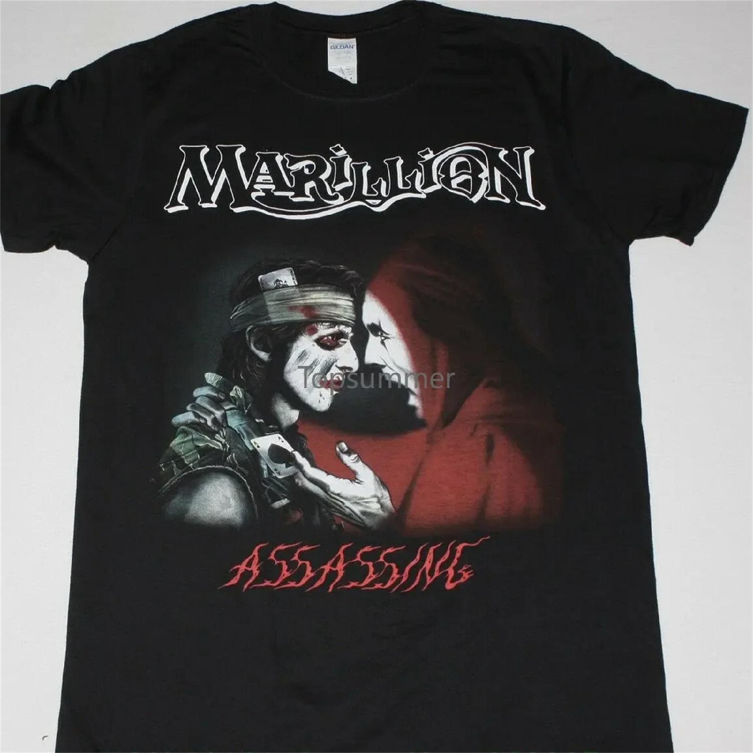 Marillion Assassing Progressive Rock Fish Pendragon New Black T Shirt New 2019 Fashion Mens T-Shirts S разноцветный