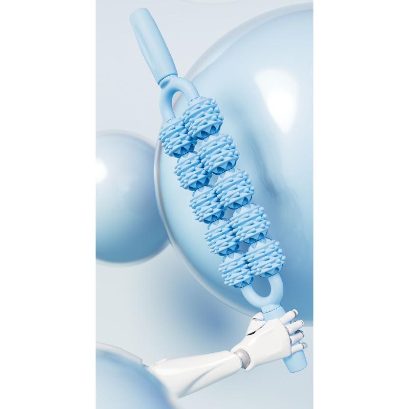 1PC Double Row Massage Stick Yoga Muscle Relaxation Mace Adult Fitness Calf Massage Relaxation Products