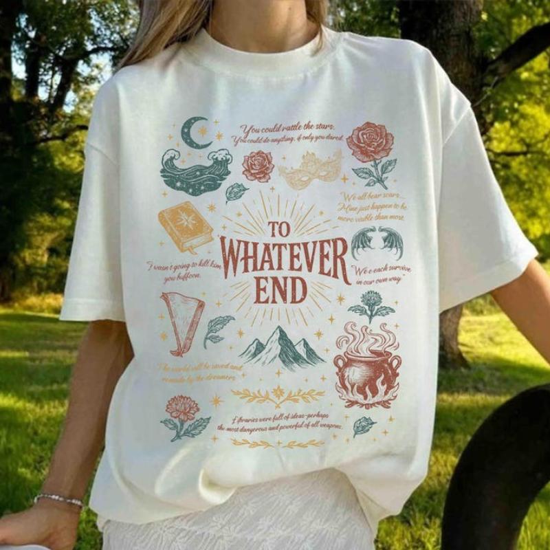 To Whatever End Shirts Fireheart Aelin Galathynius Shirt TOG SJM Series Terrasen The Thirteen C