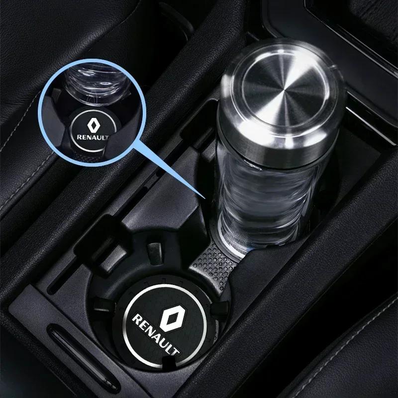 Kołpaki do Renault Megane 2 3 Koleos Duster Clio 4 Logan Captur Kadjar Akcesoria 1/2 Szt. Podstawki pod kubki samochodowe Miejsca na kubki wodne Antypoślizgowe