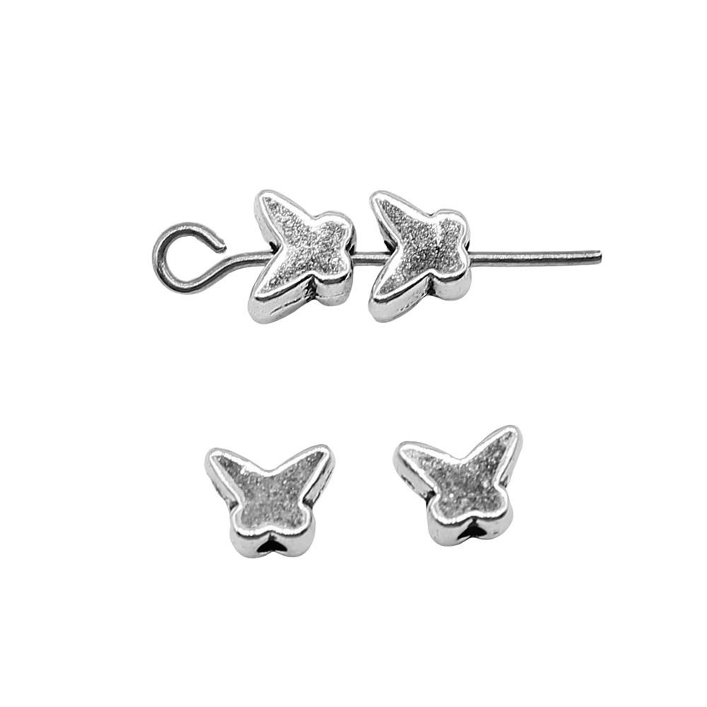 Angel Wing Beads Spacer Small Hole Butterfly Charms For Spiritual Jewelry
