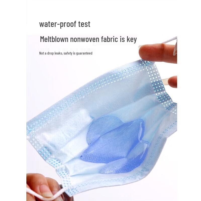 Miling jednorázové 3vrstvé jednotlivě balené obličejové masky