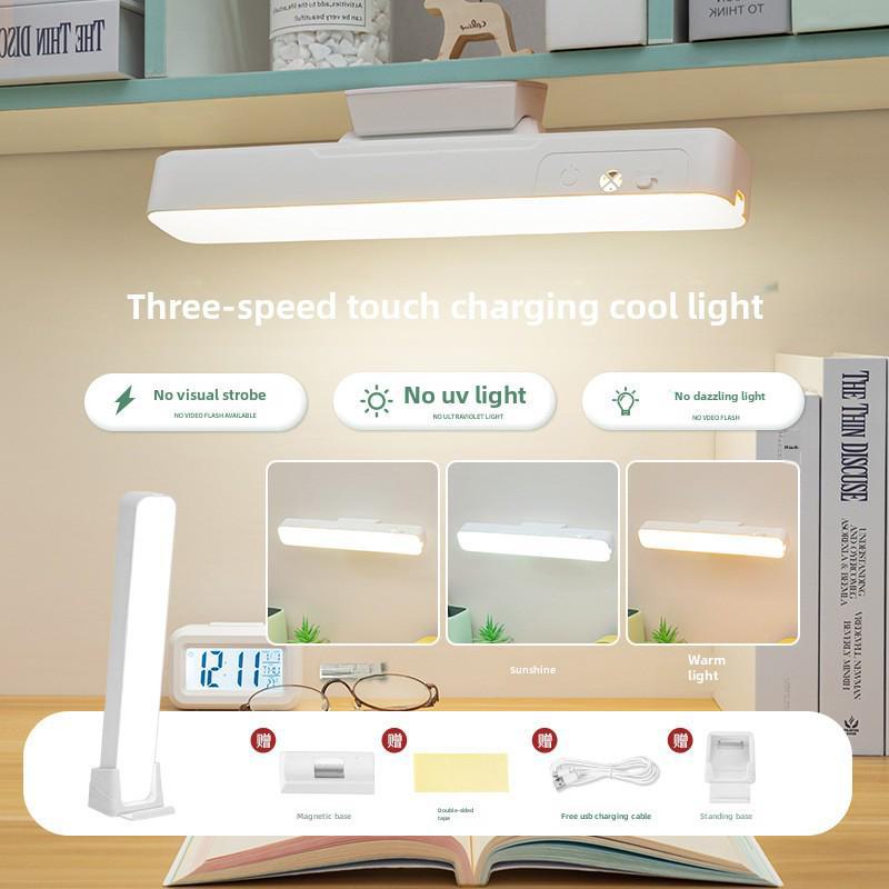 USB Rechargeable Eye Protection Desk Lamp with Remote Control for Dorms and Bedroom