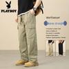 Men's Straight Fit Cargo Casual Pants