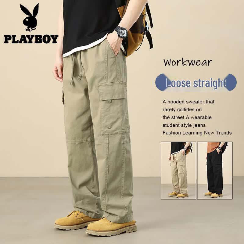 PLAYBOY Men s Straight Fit Cargo Casual Pants 2XL