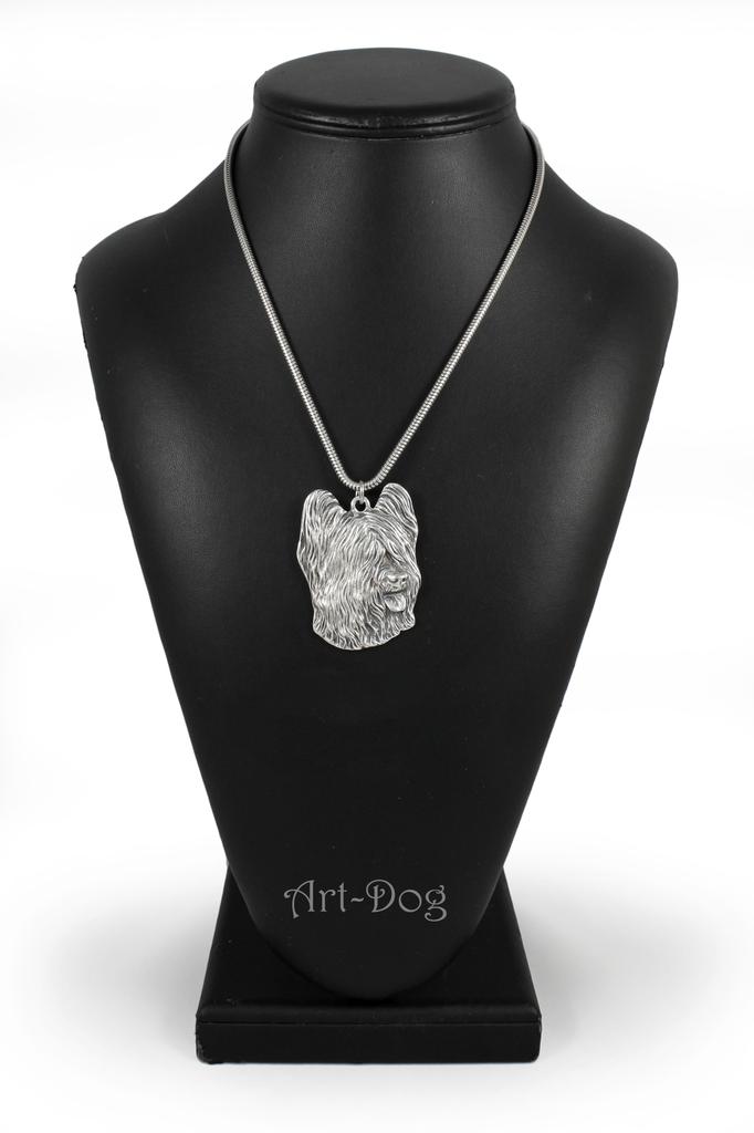Briard, Berger de Brie - Dog necklace, unique jewellery for the dog fan, unique adder pendant by Art-Dog brand