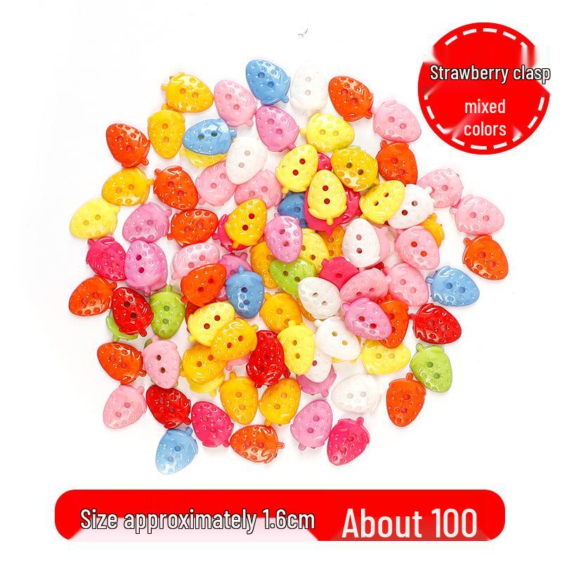Kindergarten Creative DIY Colorful Resin Button Kit for Kids
