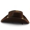 Distressed Western Cowboy Hat Wide Brim Sun Protection Gentleman Hat