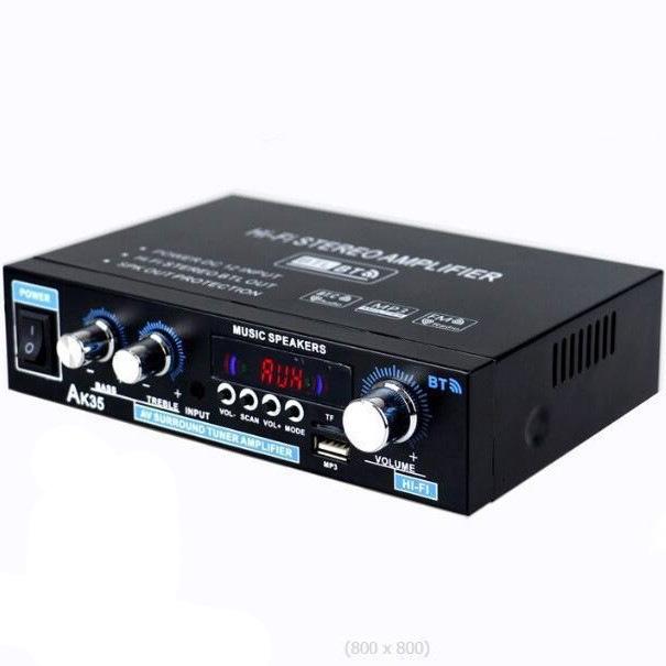 AK35 Bluetooth USB Dual-Channel Power Amplifier for Car and Home
