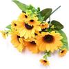 Artificial Flowers Sunflower Sunflower Bouquet for a 30 Cm Vase Composition