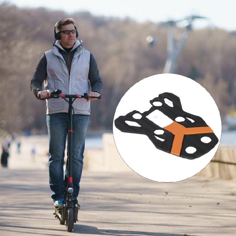 Mountain Bike Locking Pedals Crank Cleats Antiskid Bicycles Pedals Adapters for Improved Grip and Safe