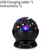 Night Starry Light Projector Star Sky Moon Lamp Kids Bedroom Lights Rotating Led
