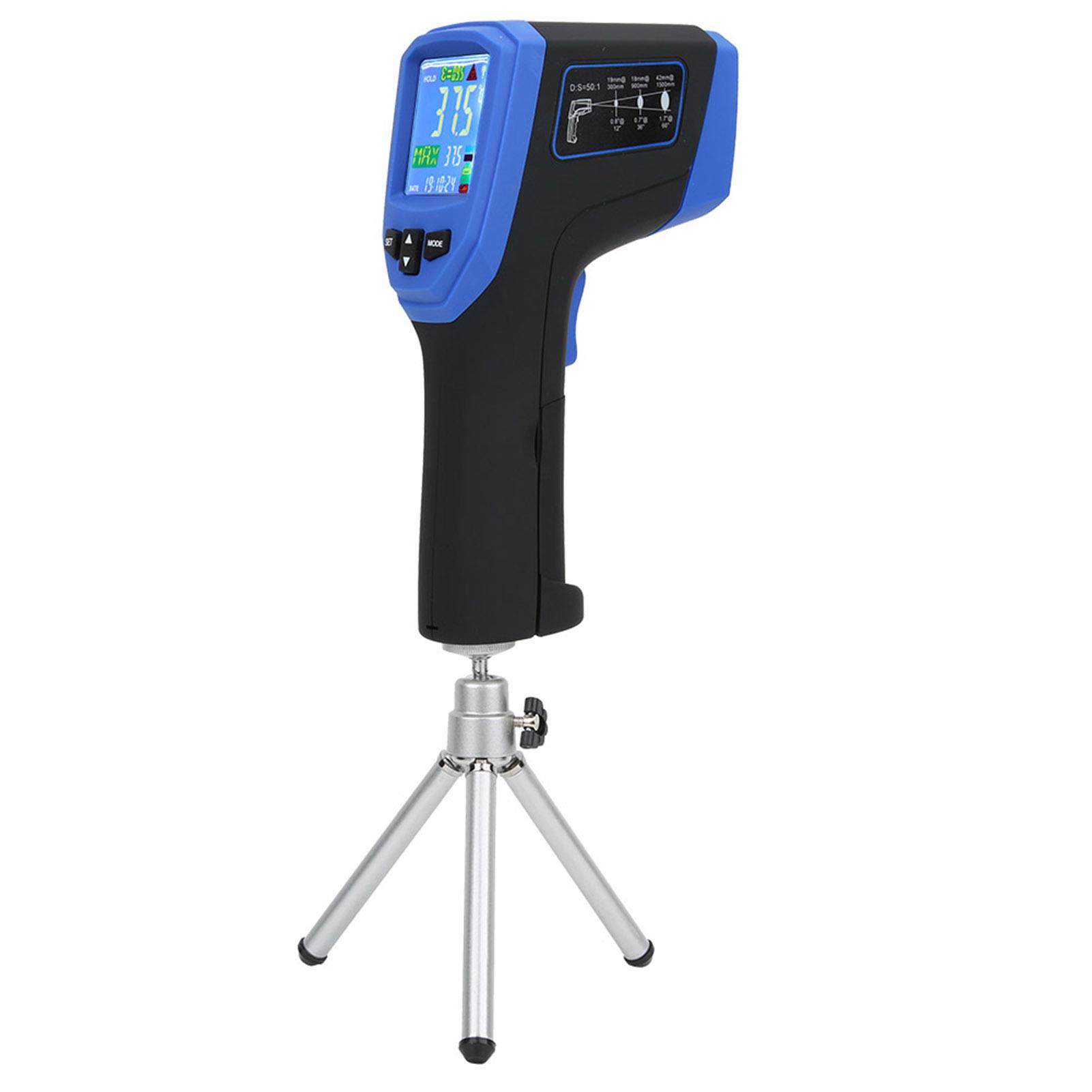 

IR870 Многофункциональный ИК-термометр Бесконтактный цифровой инфракрасный измеритель температуры типа К с ЖК-дисплеем