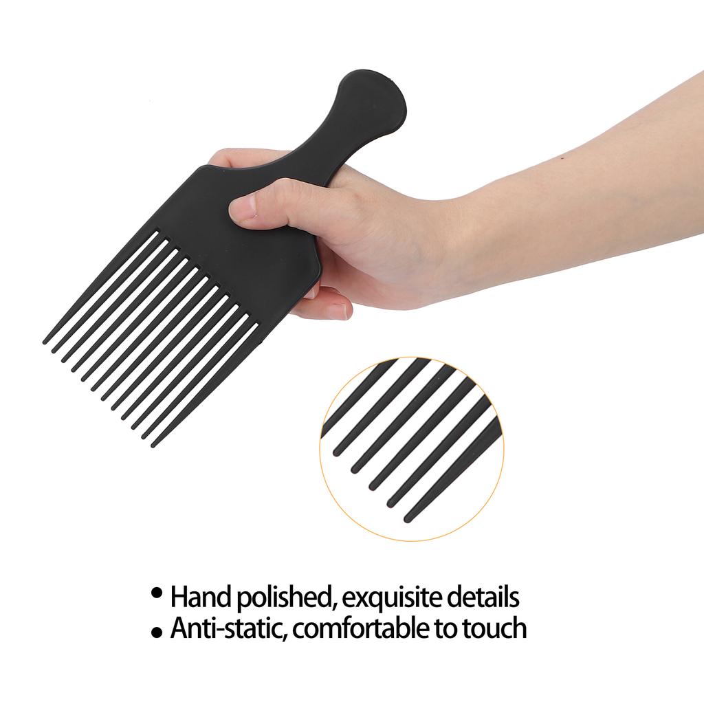 3 Stück Professioneller Haarpick Tragbarer Salon Friseursalon Afro Pick Kamm Haarstyling-Werkzeug