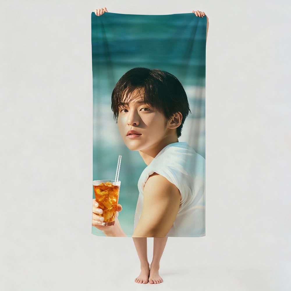 Japanese model R-Ren M-Meguro Towel Drying Bath Towel Applicable To Light Swimming Camping Yoga Beach Out