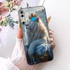 Phone Case For Infinix Hot 8 Cover Cute Cat Luxury Fashion Funny Painted Casing For Infinix X650C X650B X650D