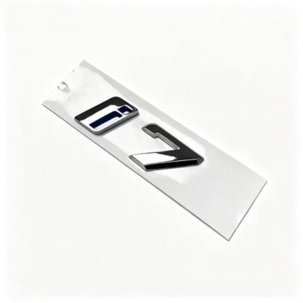 Car Rear Tailgate Letter Badge Sticker, Trunk Emblem Decal Auto Exterior Decor Styling Accessories Fit for BMW IX3 I4 I7 M50 M60 yf2