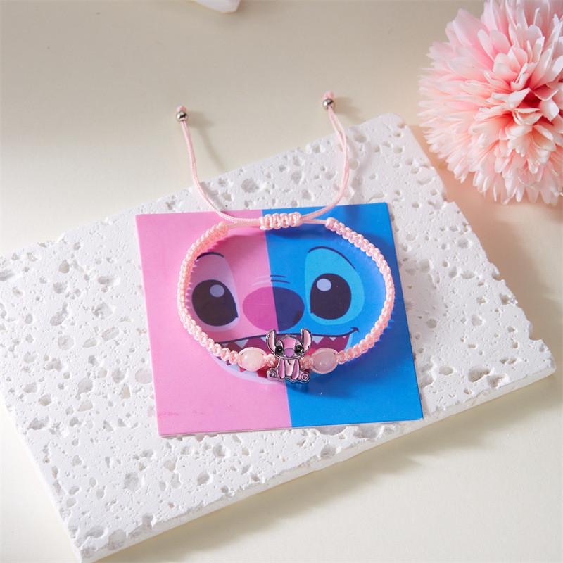 

Stitch Water Crystal Beaded Jewelry With Braided Cord For Casual Wear Style A