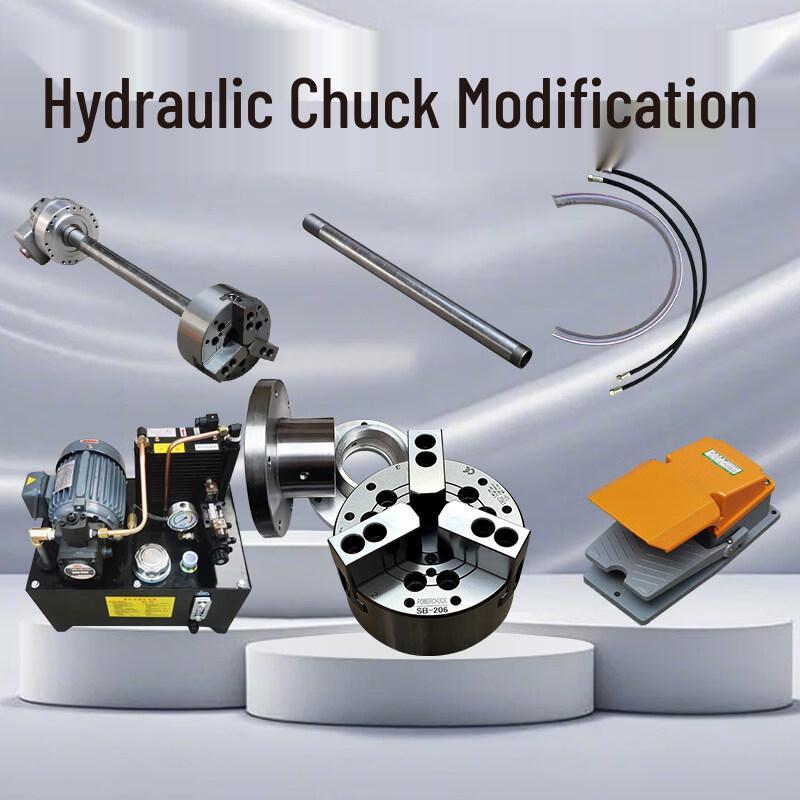 RSRDDY 15-inch Hydraulic 3-Jaw Lathe Chuck
