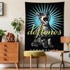 VIKAMA Alternative Rock Tapestry Deconstructing Band Artistry Gothic Metal Bedroom Wall Art Game Room Decor Music Fan Gift