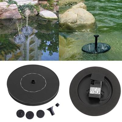 Kreative Solar Power Schwimmende Brunnen Wasserpumpe für Garten Teich Pool Fisch Tank 180L/H 1,4 W