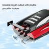 1 Set Remote Control Boat High-Speed RC Boat Waterproof Dual-Motor Design Speedboat