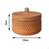 Handmade Rattan Box, Versatile Wicker Storage Solution for Bathroom and Shelf