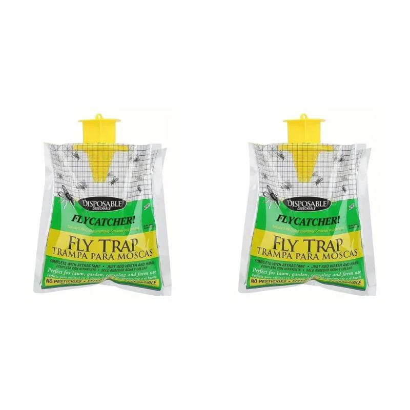 Water-Soluble Hanging Fly Trap Bags, Non-Toxic Insect Catcher for Outdoor, Effective Fly Wasp Mosquito Bug Killer Pest Control