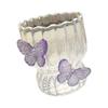 Portable Glass Cup 3D Butterfly Art and Glass Construction with Elegant Design Suitable for Easy Carrying in Daily Life