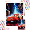 DIY Diamond Painting Lightning McQueen Cross Stitch Kit Mosaic Art Diamond Painting Full Circle Diamond Home Decoration