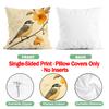 Retro Floral Birds Pillowcase Printed Polyester 40/45/50Cm Throw Pillowcover Decorative Sofa Cushion Pillowslip Home Decor