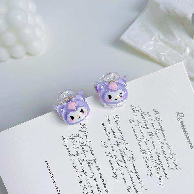 Transparent Cartoon Sanrio Shark Clip Summer Large Kulomie Grab Clip Hairpin Back Head Hair Accessories Headgear Hairpin