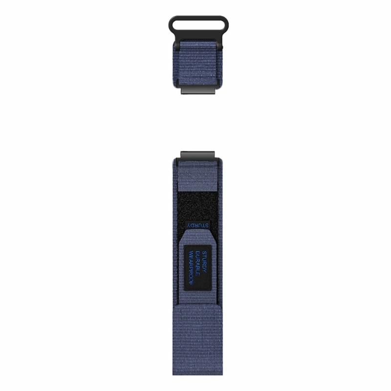 Verstellbare Nylon-Canvas-Uhrenarmbänder, Sportliches Armband für 18mm 20mm Smartwatches