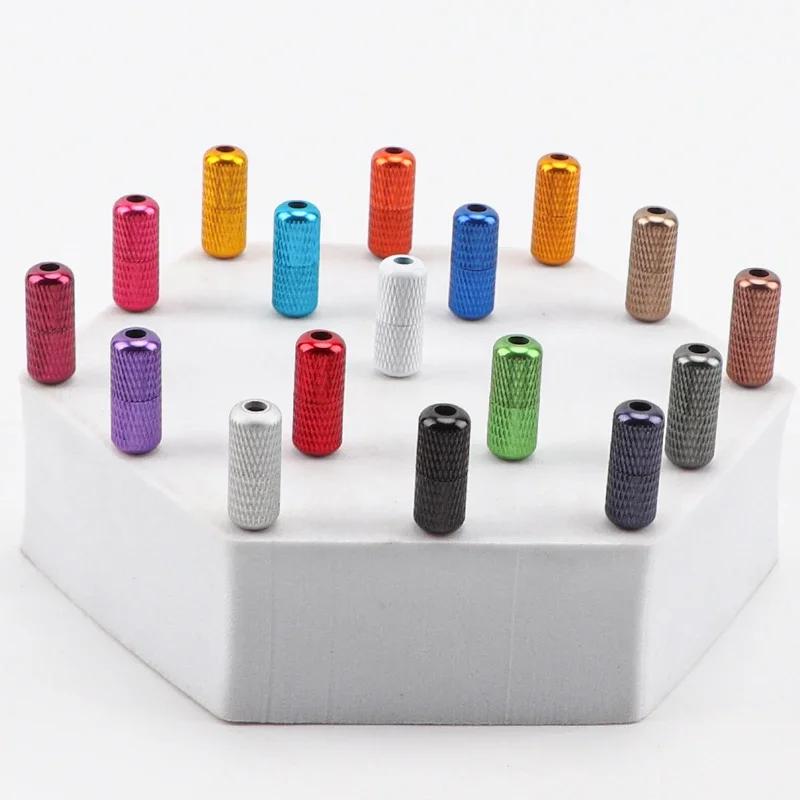 1 Pair No Tie Shoelaces Round Metal Capsules Lock Elastic Shoe Laces For Sneakers Rubber Band Lazy Shoes Lace Accessories