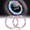 Shiny Car Engine Start Button & Knob Ring Decoration