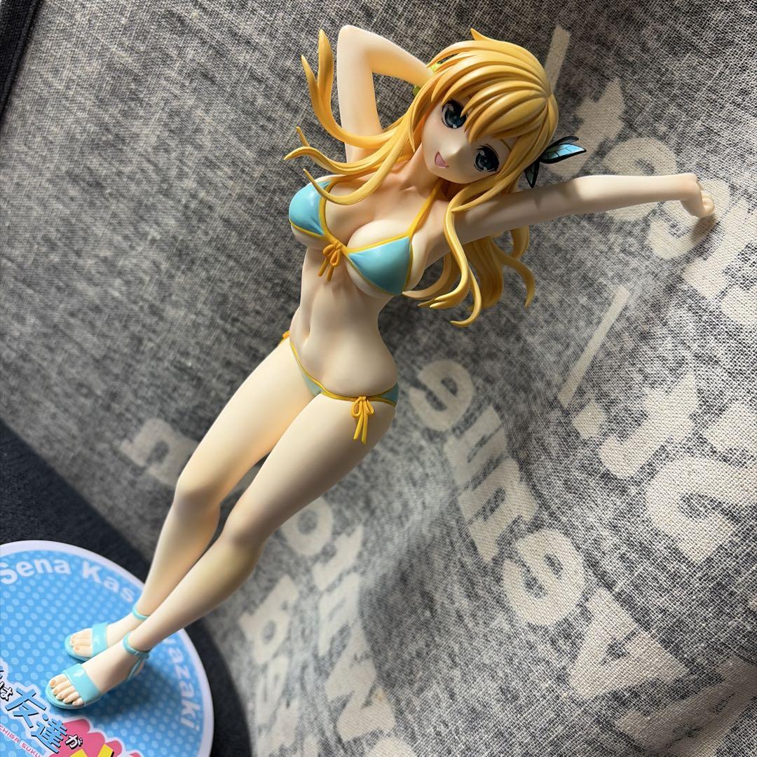 

[USED] Authentic Haganai 1/7 Scale Complete Figure Swimsuit Sena Kashiwazaki