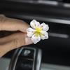 1 Pair Flower Air Vent Clip Peach Blossom Air Conditioning Outlet Clip for Women Girls Cute Car Air Freshener Decor for Interior Accessories