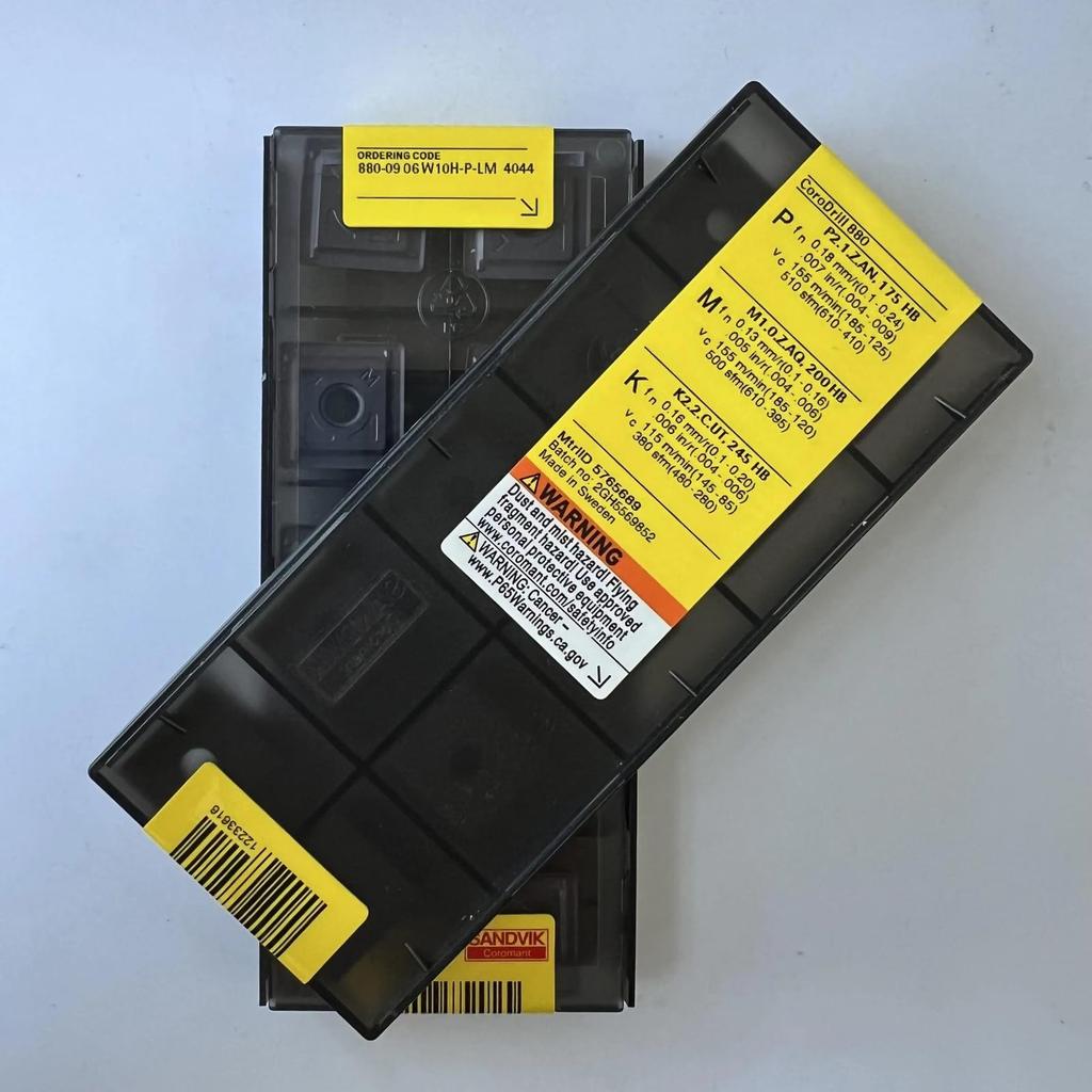 Original Sandvik / 880-0906W10H-P-LM 4044 / CNC Lathe Carbide Blade 10 PCS