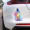 Rainbow Ghost Car Stickers Waterproof Vinyl Decals Auto Body Window Bumper Decor Motorcycle Helmet Stickers TM196