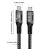 USB 4 for Thunderbolt 4 Cable 8K@60Hz 40Gbps Data Sync 240W Fast Charging USB C to USB C Thunderbolt Cable for MacBook Monitor