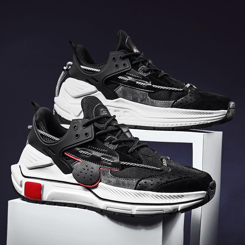

2025 autumn new trendy shoes splicing dad shoes breathable sports shoes Korean version fashion trend versatile casual shoes men 39