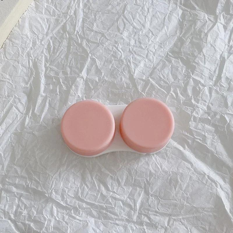 Mini Portable Contact Lens Case Eyes Contacts Care Container Box Contact Lenses Storage Box Color Contact Lens Box 1pcs