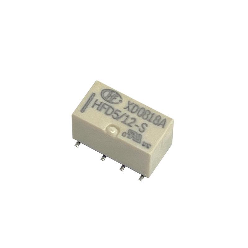 New Hongfa HFD5/12-SR Power Relay, 2A 12V SMD.