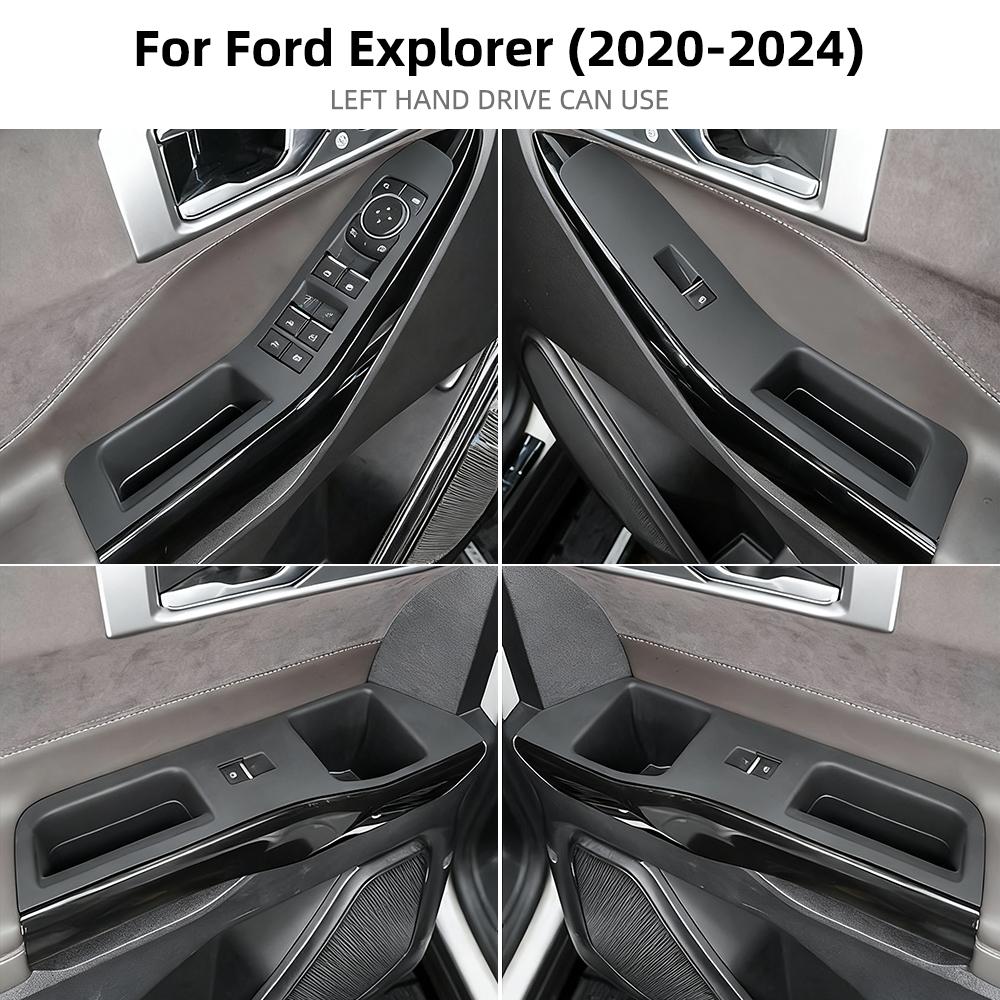 For Ford Explorer     2024 Silicone Car Window Control Panel Protective Patch Window Switch Button Accessories