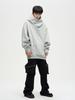 Ninja Herren-Hoodie mit Stehkragen gegen soziale Ängste – Herbst/Winter Samtjacke, schweres Material, trendige Partnerjacke