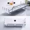 2Set Bathroom Shelf Organizers Shampoo Holder Storage Rack No Punching Shower Shelf Replacement Shower Hanger Organizers