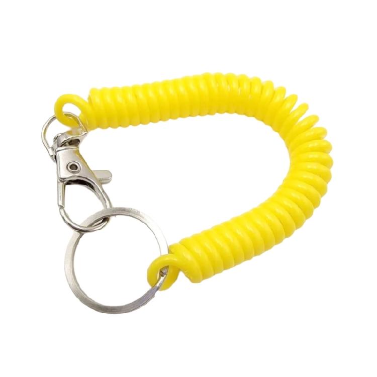 Portable Coil Springs Keychain Handmade Bag Ornament Gym Key Holder Hanging Ornament Suitable for Party Everyday Use