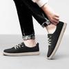 Fashion Mens Sneakers Genuine Leather Fashion Walking Casual Shoes Office Comfortable Men Lace-Up Skate Flats Non Slip Youth Penny Shoe