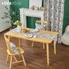 1PC LOZUJOJU Rural Style Retro Floral Table Flag Ins Style Blue Cotton Linen Table Runner for Dining Table Kitchen Decor Home Decor