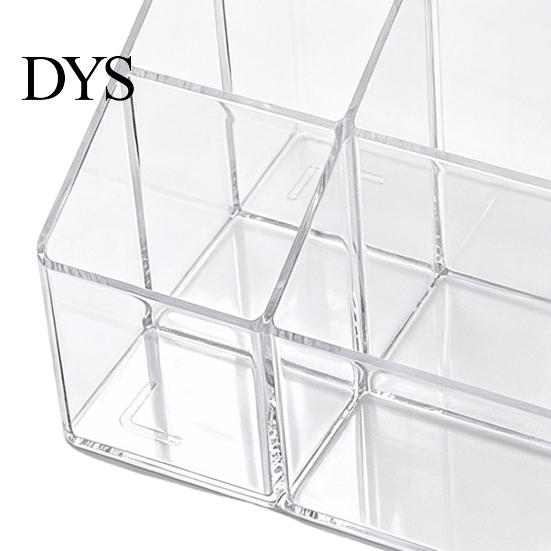 Acrylic Organizer for School Supplies Desk Organizer, Multi Compartments Pen Pencil Holder, Clear Desktop Storage Workstation Organization Drawer Box,